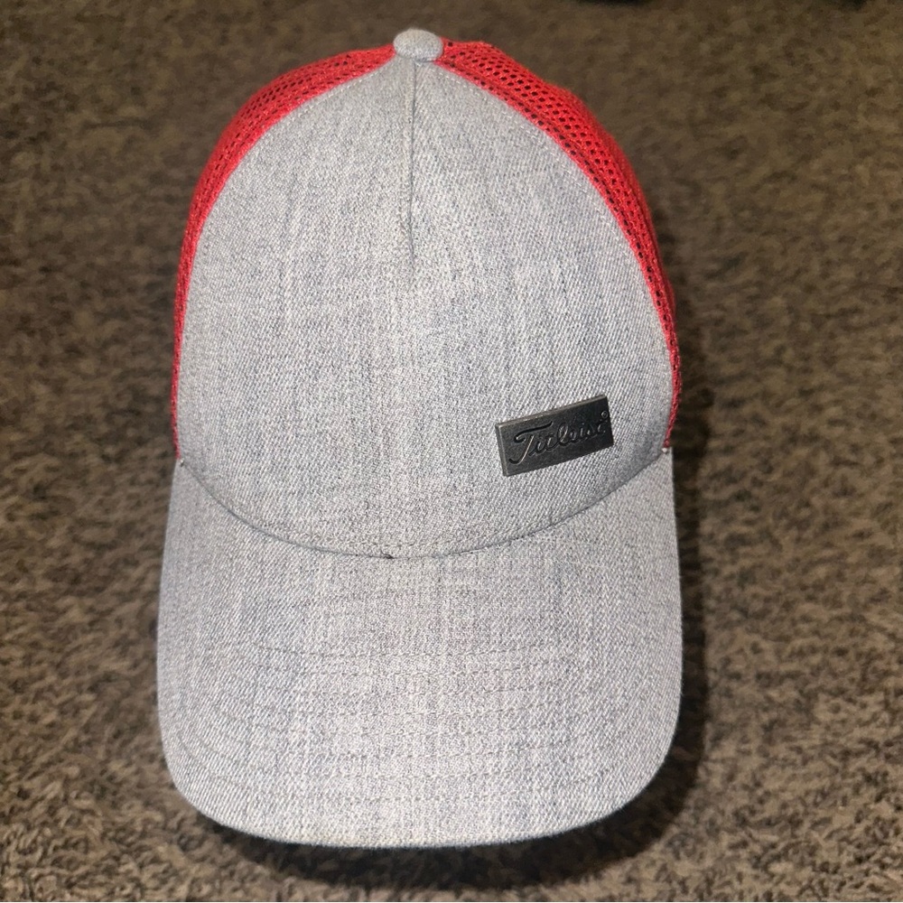Gently used Gray and Red Titleist Cap